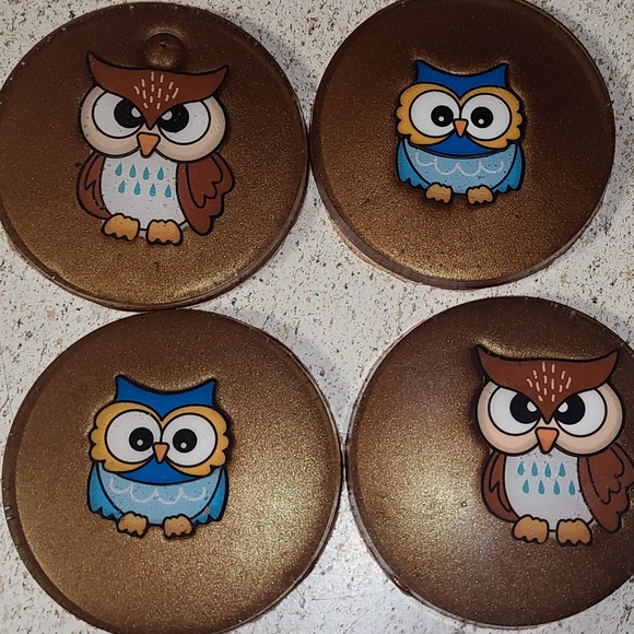 Set of 4 coasters - Picture 1 of 3
